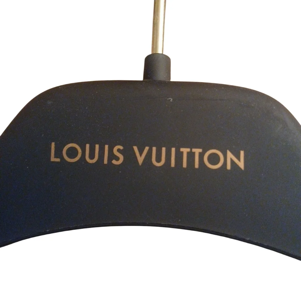 Louis Vuitton matte black garment hanger
